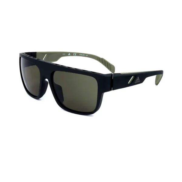 Marcolin Adidas Sport SP0037 Black Square Sunglasses 140mm - Image 2