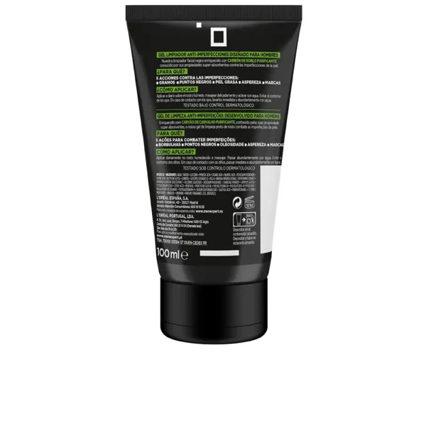 Men Expert Pure Charcoal Purifying Gel Cleanser 100ML - Image 2