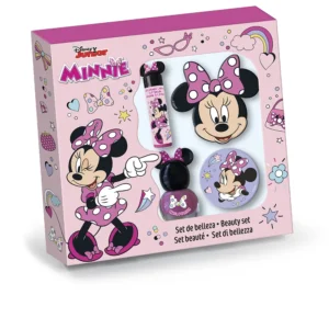 Minnie Beauty Makeup Case Set with 4 Pieces