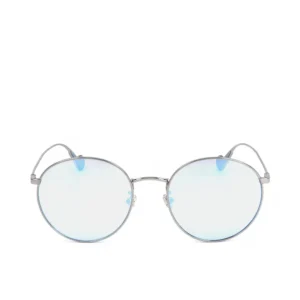 Moncler Gafas 14X Silver Round Sunglasses 145mm