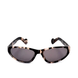 Moncler Gafas Havana Round Sunglasses 135MM