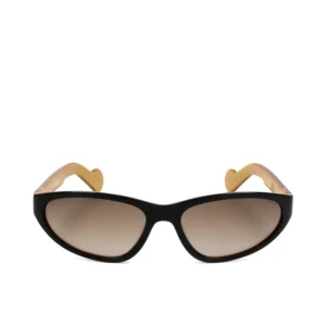 Moncler Gafas Round Black Sunglasses 135mm