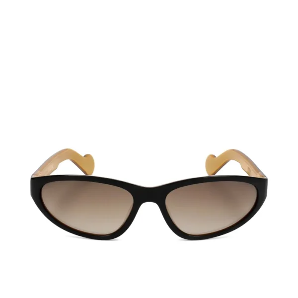 Moncler Gafas Round Black Sunglasses 135mm