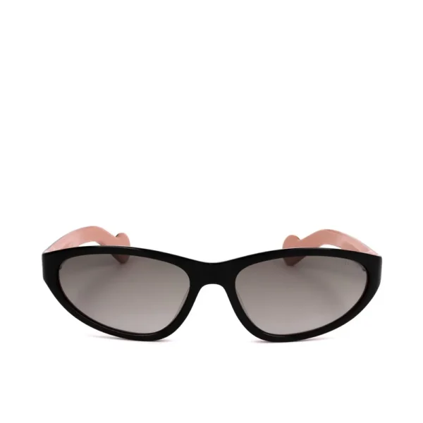 Moncler Gafas Round Black Sunglasses 135mm