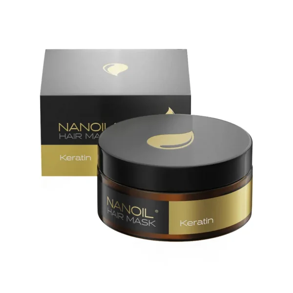 NANOIL Keratin Hair Mask 300ML for All Hair Types - Image 2