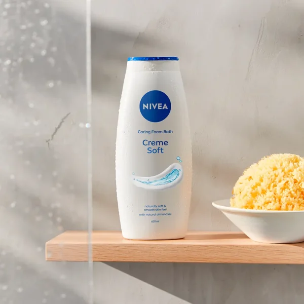 NIVEA Creme Soft Gel Shower Cream 650ML - Image 3