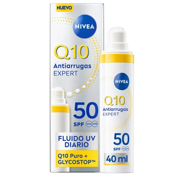 NIVEA Q10 Anti-Wrinkle Fluid SPF 50 40ML - Image 2