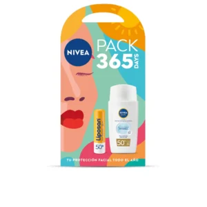NIVEA Sun Invisible Daily Fluid SPF50 + Liposan Pack of 2