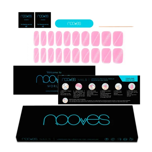 NOOVES Aphrodite Glam Cat Eye Gel Nails - 20 Units - Image 2