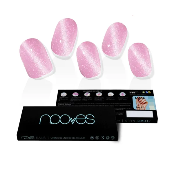 NOOVES Aphrodite Glam Cat Eye Gel Nails - 20 Units