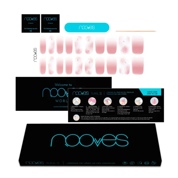 NOOVES Gel Nails Premium Glam Art Design - 20 Units - Image 2