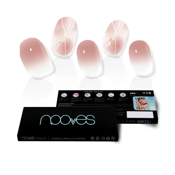 NOOVES Gel Nails Premium Glam Art Design - 20 Units