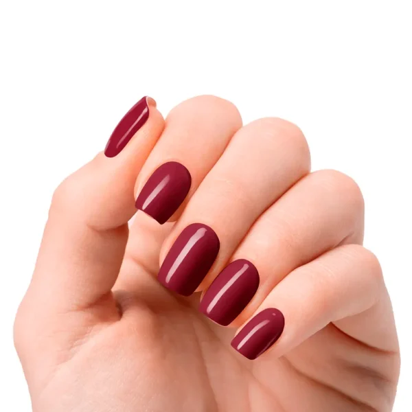 NOOVES Midnight Rain Gel Nail Films Solid Red - 20 Units - Image 3