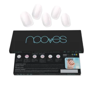 NOOVES Premium Perlé Gel Nail Sheets - Pearl White