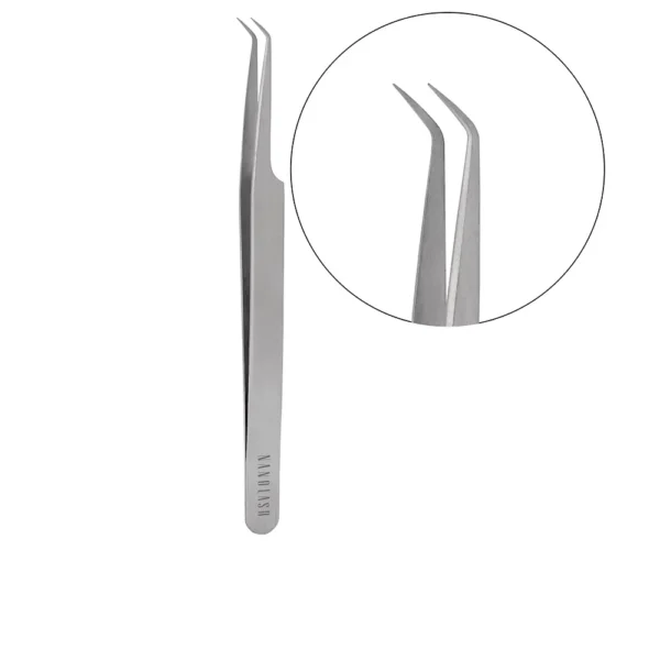 Nanolash L Shape Eyelash Tweezers - 1 Unit