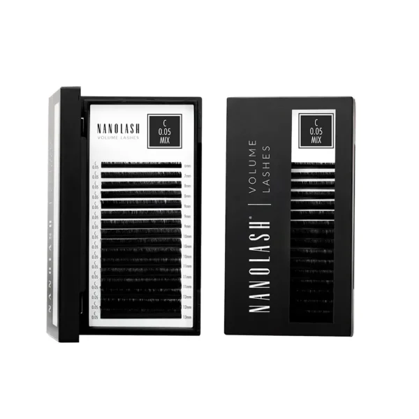 Nanolash Volume Lashes False Eyelashes 0.05 C 6-13mm - Image 2