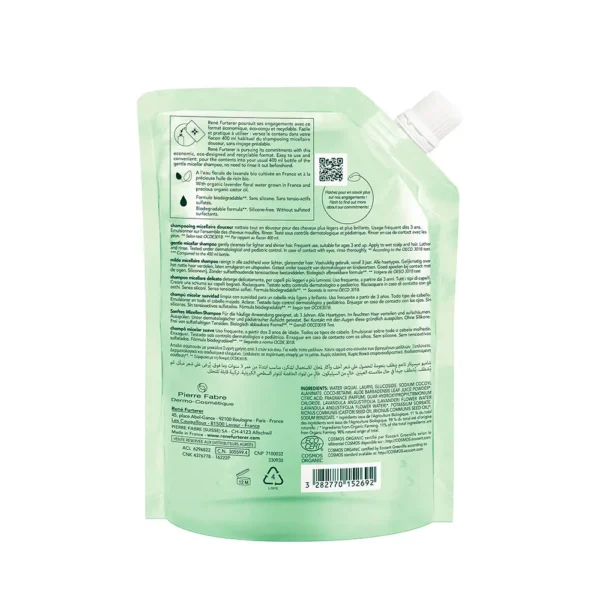 Naturia Gentle Micellar Shampoo Eco Refill 400ML - Image 2