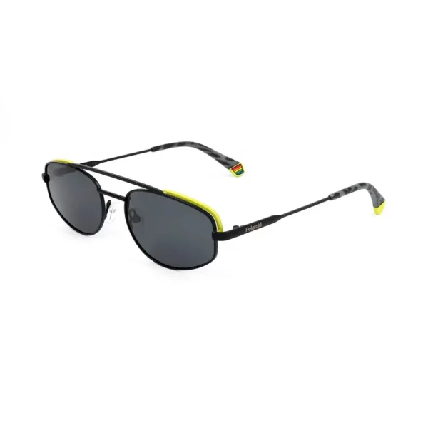 POLAROID 6130/S Round Black Sunglasses 145mm - Image 2