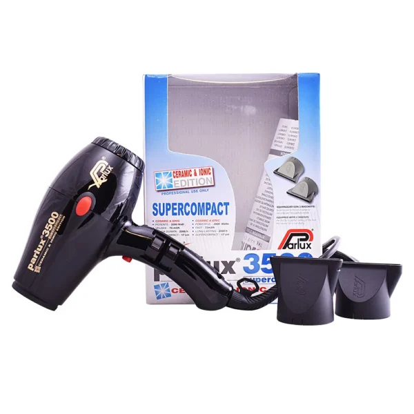 Parlux 3500 Supercompact Hairdryer - Black