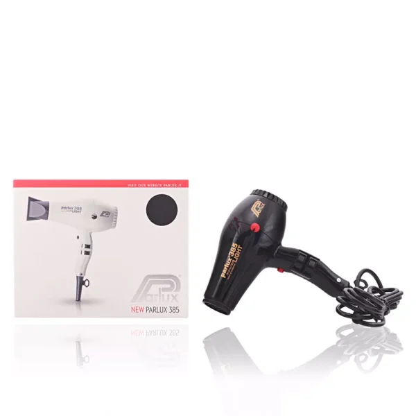 Parlux 385 Powerlight Hair Dryer - Black