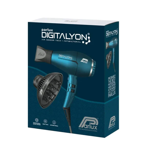 Parlux Digitalyon Blue Hair Tools Set - 4 Pieces - Image 2