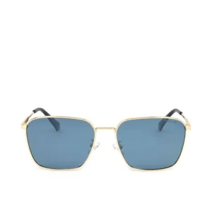 Polaroid Golden Rectangular Sunglasses 145mm