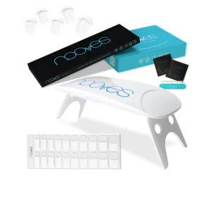 Premium Gel Nail Sheets Set With UV Lamp - 5 Units