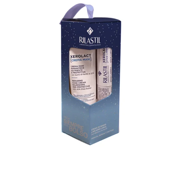 RILASTIL Xerolact Hand Cream & Lip Balm Set - 2 Pcs