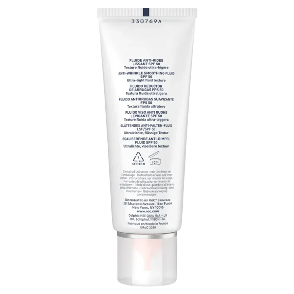 ROC Anti-Wrinkle Sunscreen SPF50 50ML - Image 3