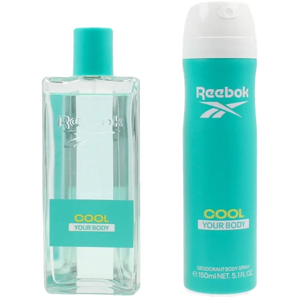 Reebok Cool Your Body Woman Set - 100ML Eau de Toilette & 150ML Deodorant - Image 2