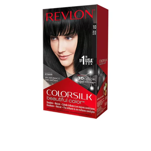 Revlon Colorsilk #10 Black Hair Dye 1 Unit