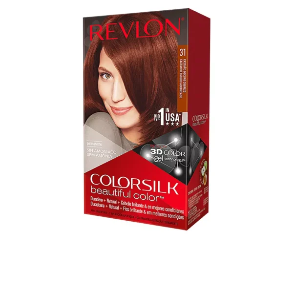 Revlon Colorsilk #31 Dark Copper Brown Hair Dye - 1 Unit