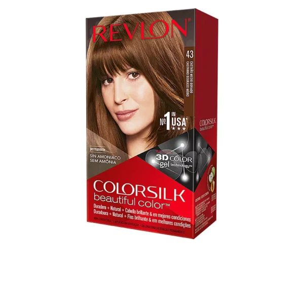 Revlon Colorsilk #43 Medium Golden Chestnut Hair Color 1U
