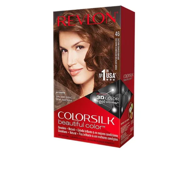 Revlon Colorsilk #46 Castaño Cobrizo Dorado Hair Color