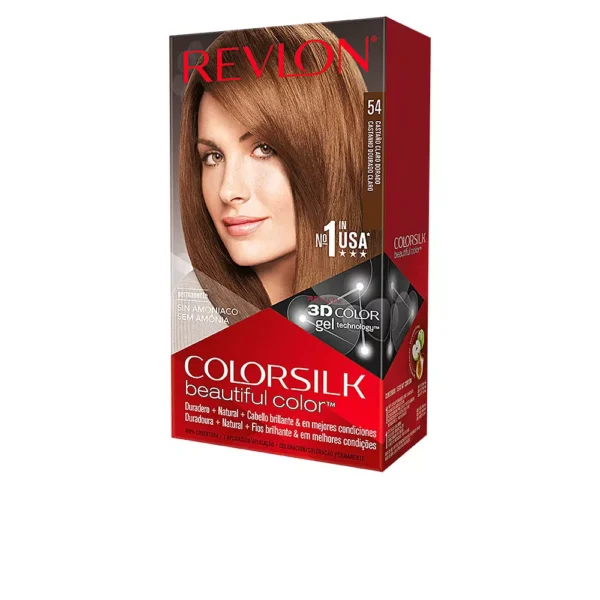 Revlon Colorsilk #54 Light Golden Brown Hair Colour 1 Unit