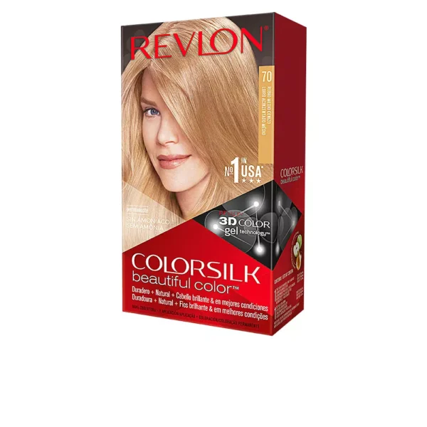 Revlon Colorsilk #70 Medium Ash Blonde Hair Dye 1 Unit