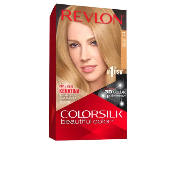 Revlon Colorsilk #74 Medium Blonde Hair Dye 1 Unit