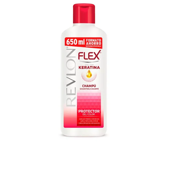 Revlon Flex Keratin Tinted Shampoo 650ML for Dyed Hair