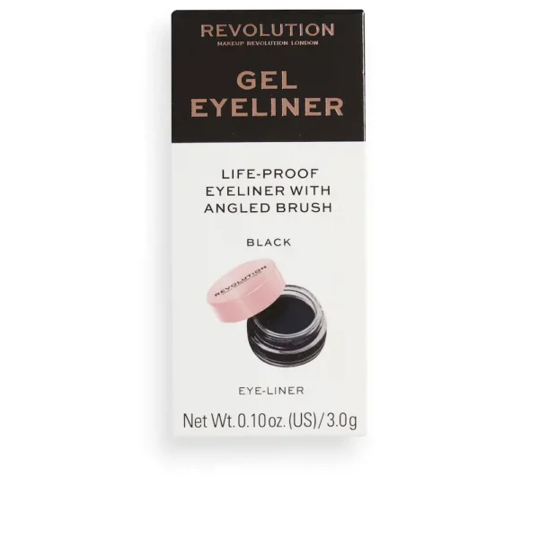 Revolution Life-Proof Gel Eyeliner #Black 3g