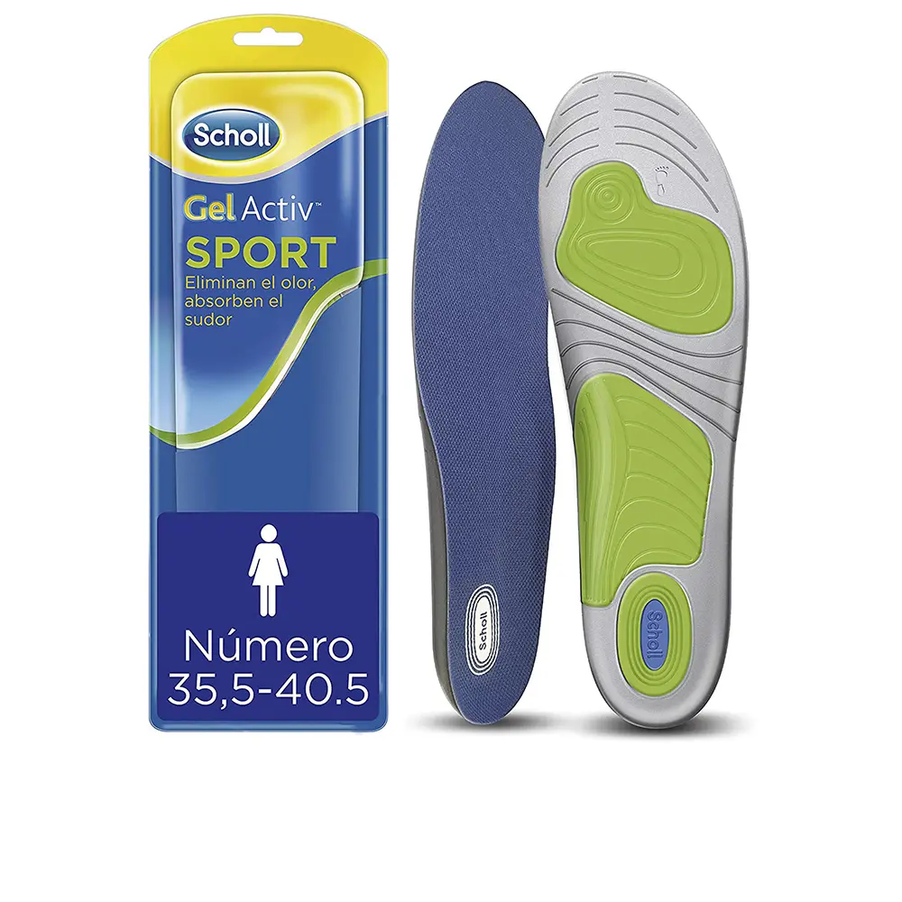 SCHOLL Gel Activ Sport Women's Insoles - Size 35.5-40.5