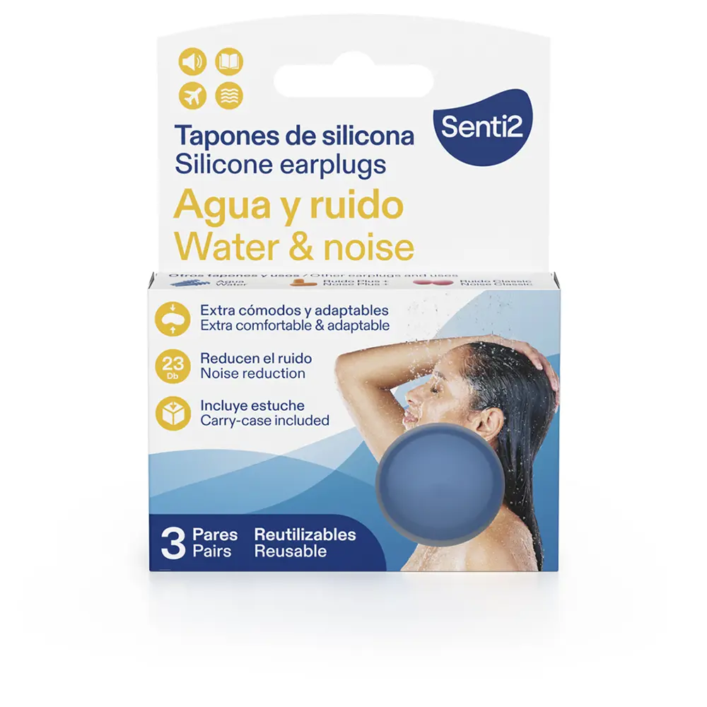 SENTI2 Water And Noise Silicone Plugs - 3 Units