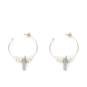 SHABAMA Gold Shine 4cm Earrings - 1 Unit
