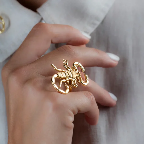 SHABAMA Sahara Gold Glitter Ring - 1 Unit - Image 3