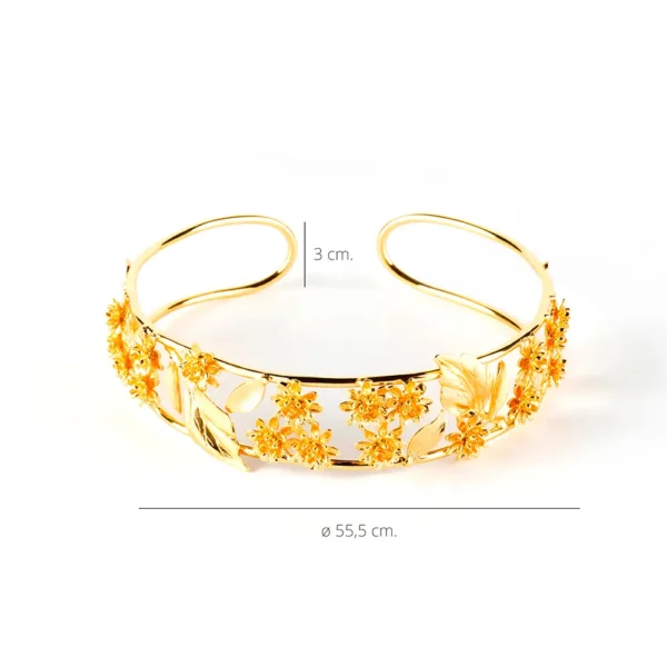 SHABAMA Shiny Gold Luxor Choker - 1 Unit - Image 2