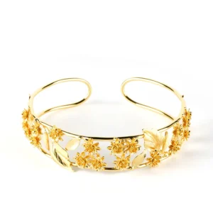 SHABAMA Shiny Gold Luxor Choker - 1 Unit