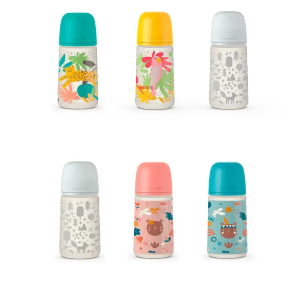 SUAVINEX Prints Bottle With Physiological Teat 270ML