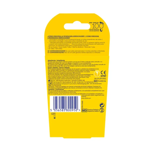 Scholl Large Anti-Blister Dressings - 5 Units - Image 2