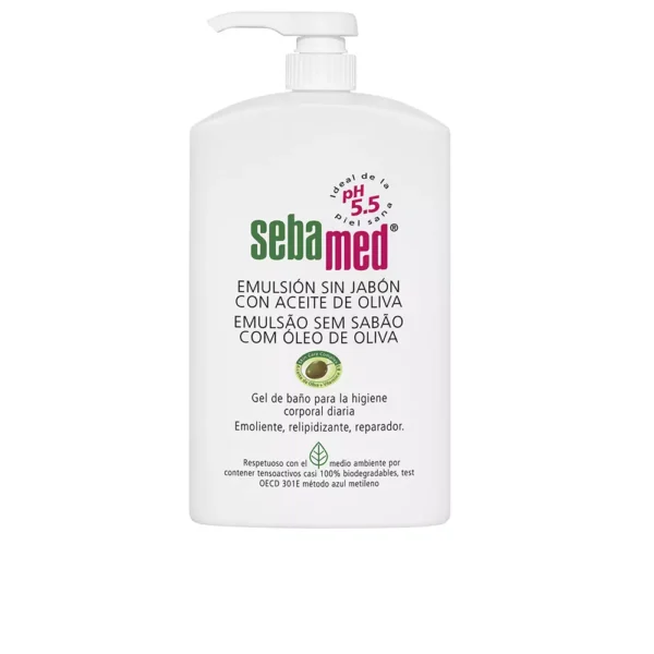 Sebamed Soap-Free Emulsion Bath Gel With Olive Oil 1000ml