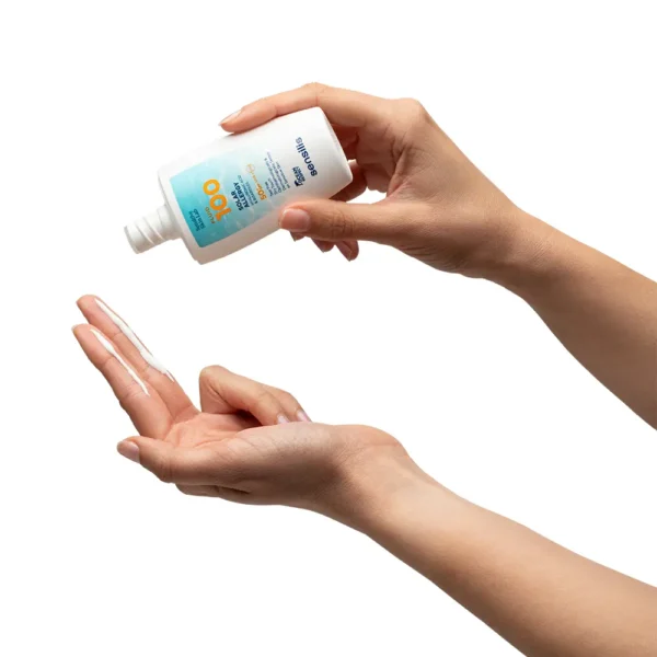 Sensilis Fluid 100 Solar Allergy SPF50+ Sunscreen 40ml - Image 3
