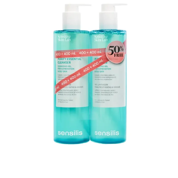Sensilis Purify Essential Cleanser Gel 2 x 400ML